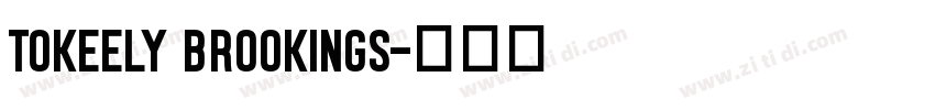 Tokeely Brookings字体转换